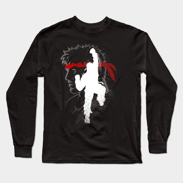 Inking uppercut Long Sleeve T-Shirt by albertocubatas